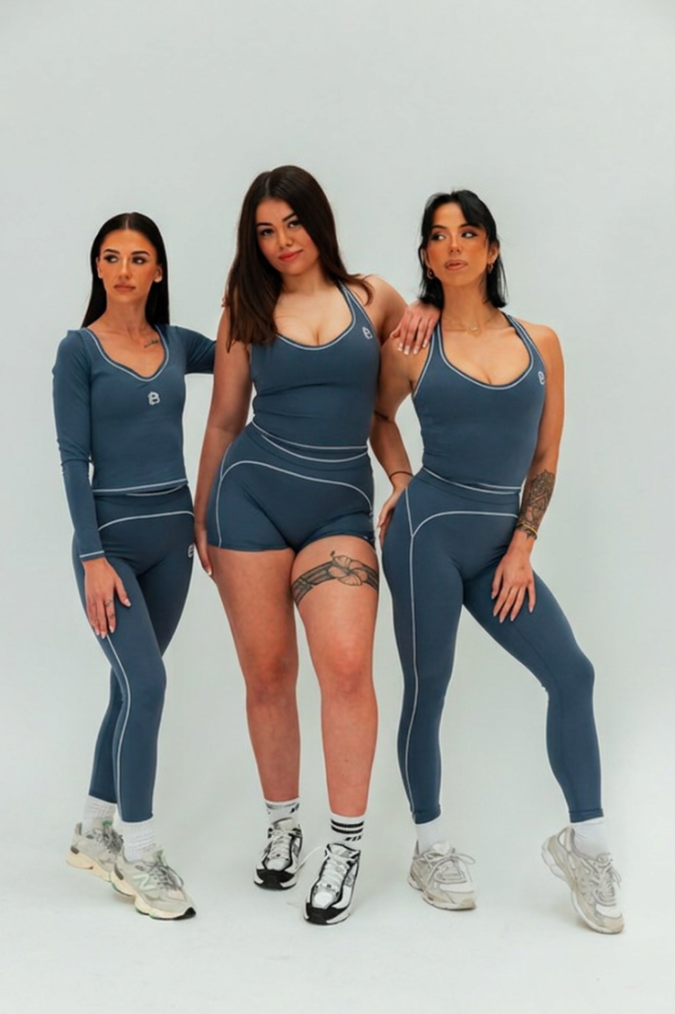 Naomi Shorts - Steel Blue