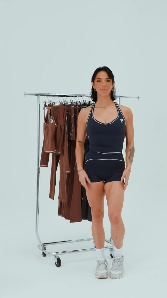 Naomi Singlet - Navy Blue